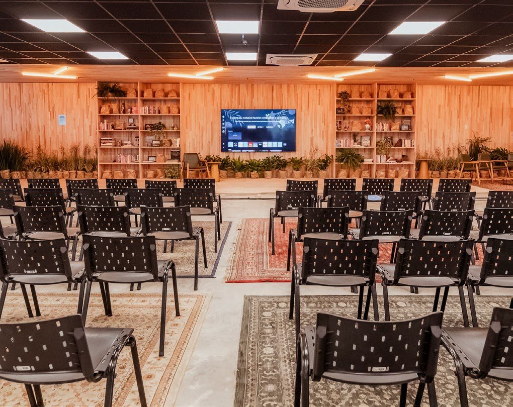 Espaço Multiuso montado em auditório